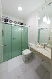 Et badeværelse på Hotel Nacional Inn Araçatuba