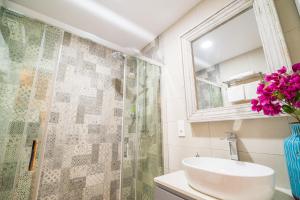 Koupelna v ubytování A&S APARTAMENTOS MALAGA I