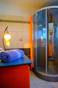 Postel nebo postele na pokoji v ubytování Habitation Diamant - Apparts & Spas
