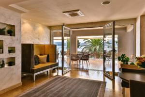 Istumisnurk majutusasutuses Hotel Palma