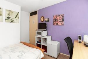 Televisyen dan/atau pusat hiburan di Wim's Place Schiphol Amsterdam Airport
