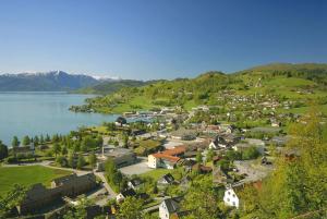Άποψη από ψηλά του Hardangerfjord Hotel