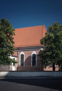 Budynek, w którym mieści się apartament