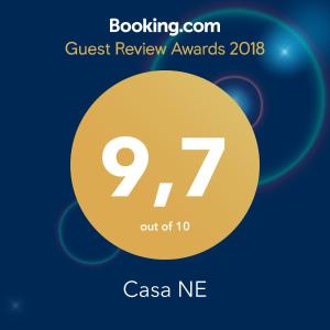 Certifikát, hodnocení, plakát nebo jiný dokument vystavený v ubytování Casa NE