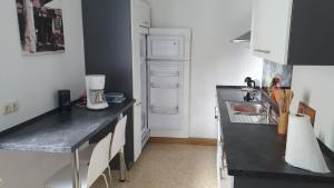 Küche/Küchenzeile in der Unterkunft Ferienwohnung klein Treben