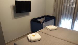 Posteľ alebo postele v izbe v ubytovaní apt.27-103