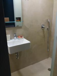 Koupelna v ubytování Fivos Residence