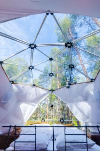 Zahrada ubytování GLØD Aurora Canvas Dome
