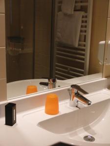 Koupelna v ubytování Hotel Angerer