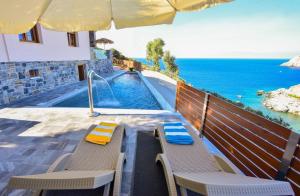 Gallery image of Sea Front Panorama Villa Private Pool in Agia Pelagia