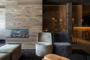 Khu vực ghế ngồi tại Grau Roig Andorra Boutique Hotel & Spa