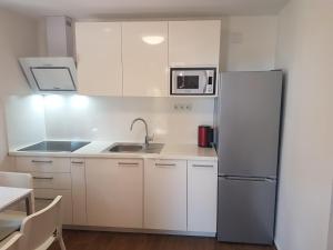 Kuchyňa alebo kuchynka v ubytovaní Apartments Jungic, Rab