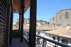 A balcony or terrace at Loft VERDI Holiday Viterbo