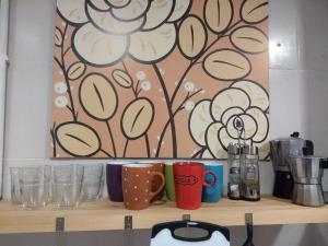 Coffee and tea making facilities at Can Bonshoms