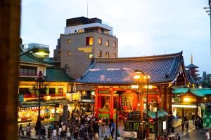 Hosté ubytování Kaminarimon Ryokan