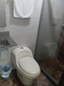 Ett badrum på Perla De La Sabana