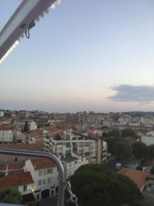 a view of a city from a building at 6 rue de la tourraque in Antibes