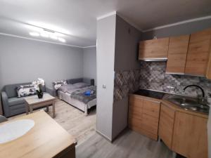 Η κουζίνα ή μικρή κουζίνα στο Apartament Górska 8 - blisko centrum