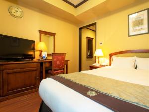 TV a/nebo společenská místnost v ubytování Hotel Monterey Osaka