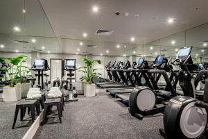 Fitnesscenter och/eller fitnessfaciliteter på Brady Hotels Jones Lane