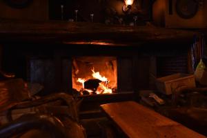 Posezení v ubytování Forest Inn Sangoro