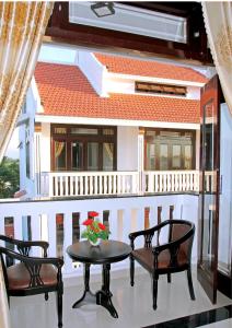 Balkón nebo terasa v ubytování Green Island Villa Hoi An