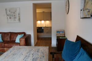 Kuchyň nebo kuchyňský kout v ubytování In der Büre B