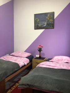 Katil atau katil-katil dalam bilik di Swiss Hostel