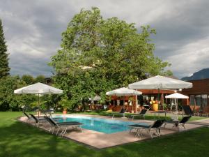 Bazén v ubytovaní Hotel Stroblerhof alebo v jeho blízkosti