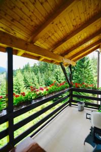 En balkong eller terrasse på Nature House Predeal