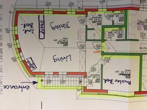 a drawing of a floor plan of a house at feels like home in Tamsweg