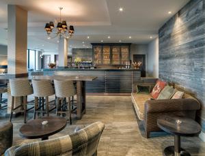 A cozinha ou cozinha compacta de Boulevard Hotel