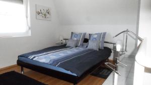 Posteľ alebo postele v izbe v ubytovaní Ferienhaus am Plattensee