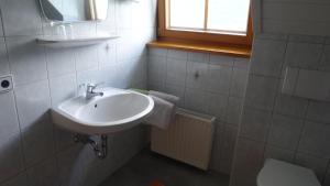 Koupelna v ubytování Ferienhaus Enzi
