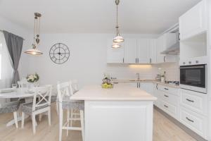 Kuchyňa alebo kuchynka v ubytovaní Apartman Slavice