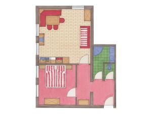 Plan piętra w obiekcie Hotel & Appartement Auerhahn