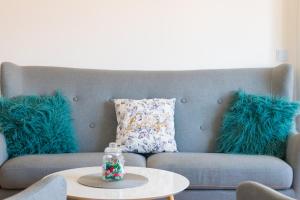Posezení v ubytování Apartman Regius White