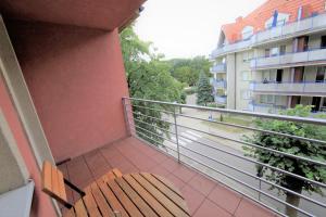 Balkón alebo terasa v ubytovaní Willa Park Międzyzdroje
