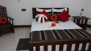 Katil atau katil-katil dalam bilik di Sigiri Jungle Villa