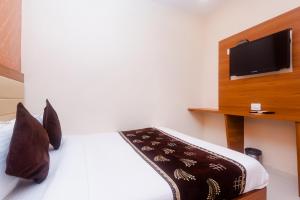 TV a/nebo společenská místnost v ubytování Hotel Durga Elite Mumbai
