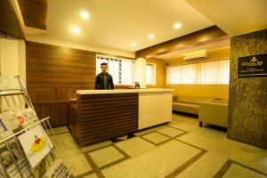 Lobby alebo recepcia v ubytovaní Hotel Mangalore International