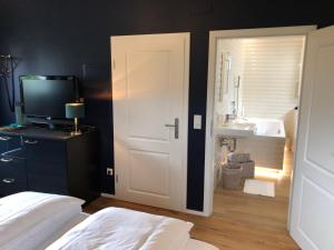 Ein Bett oder Betten in einem Zimmer der Unterkunft Haus Grünewald Unsleben