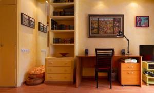 Μια τηλεόραση ή/και κέντρο ψυχαγωγίας στο Cozy Apartment at Jardin Manaure +36 φωτογραφίες