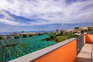 a view from the balcony of a building at Casa Rosada in Massa Lubrense