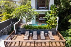 Bazén v ubytování Annupuri Villas Bali nebo v jeho okolí