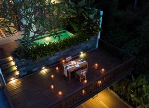 Zahrada ubytování Annupuri Villas Bali
