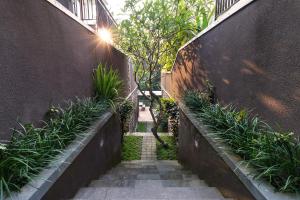 Zahrada ubytování Annupuri Villas Bali