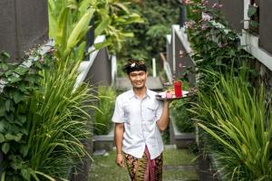 Zahrada ubytování Annupuri Villas Bali