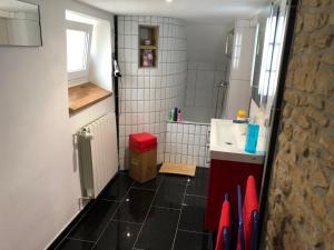 Kuchyň nebo kuchyňský kout v ubytování Simple room in Luxembourg city + 15 fotografií