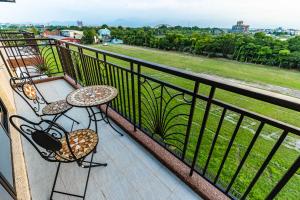 Balkon oz. terasa v nastanitvi 123 Hall